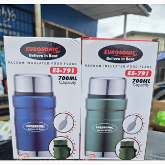 ES 791, 700mls Food Flask With Carrier Bag