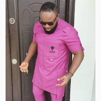 Fuchsia Native Fashion Design for Men
