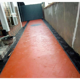 Installation of Sted Concrete Floor