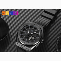 Skmei Waterproof Dual Time With Alarm Chronograph