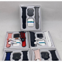T55 Smart Watch 2 In 1 With Earpods