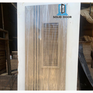 Solid HDF Front Door with Vent Design and Complete Frame Available