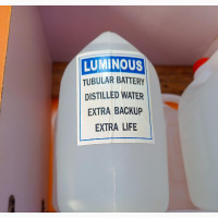 Luminous Distilled Water for Tubular Battery - 5 Liters