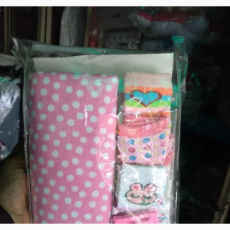 5pack Baby Flannel and Socks