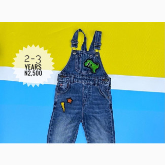 Children Denim Dungarees - Grade A Okrika