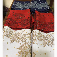 Classy Embellished Aso Oke With Swarovski Stones