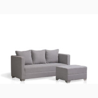 Fabric Sofa 3 Seater With Center Table