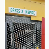 Grill Pipe See Through Rollers Shutter Doors