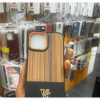 Bamboo Wood Phone Case Back Cover for 13 Pro Max