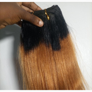 200g Ombre Black and Gold Hair Bundles