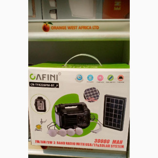Cafini FM/AM/SW3 Band Radio With USB/TF/Solar System 3000ma