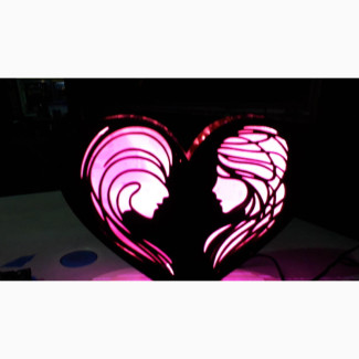 Bedside L (Heart Shaped)