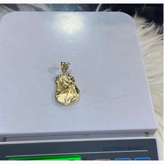 18karat Pure Gold Christ Pendant - New Design