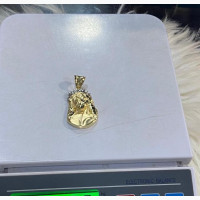 18karat Pure Gold Christ Pendant - New Design