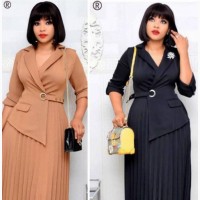 Quality Women Pleated Dress
