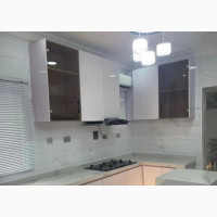A Full Kitchen Cabinets With Islands