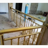 Golden Railing Design With Lovely Combi
