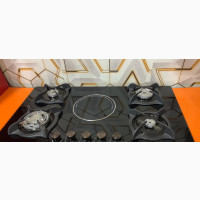Polystar Inbuilt Gas Cooker - Brand New, Black, 5 Burners