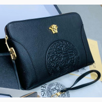 Versace Clutch Leather Bag for Men#039;s