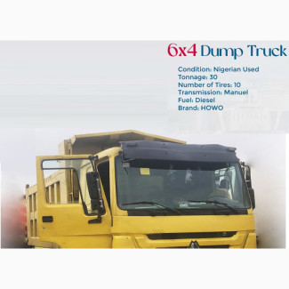 6 X 4 Howo Dump Truck - Nigerian Used