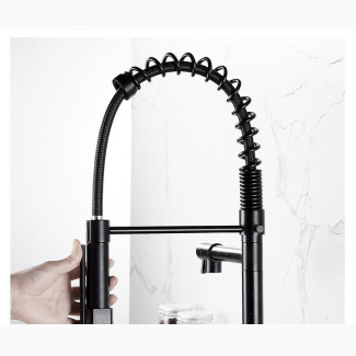 Black Sink Mixer Tap (Big Brother)