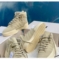 Fear of God X Adidas High Top Cream Sneakers