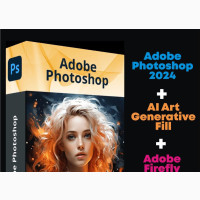 Photoshop 2024 + AI Art Generative Fill + Firefly + Neural F
