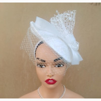 White Fascinators