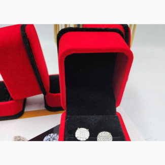 Stunning Diamonds/Moassinte Earrings