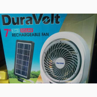 Dura Volt Solar RECHARGEABLE Fan