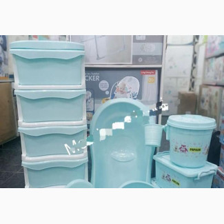 Baby Wardrobe and Bath Set