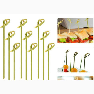 Bamboo Knot Picks/Skewers 4 (100 PCS)