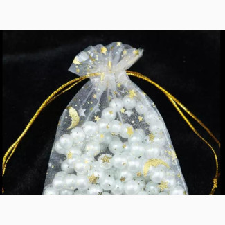 Organza Drawstring Bags for Jewelry and Perfume Oil - 50 Pieces