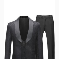 Turkish Tux Black Men Suits