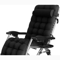 Black Reclining Foldable Chair - Brand New