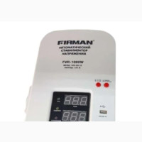Firman 2000w Wall-Mount Stabilizer With Usb Port - FVR-2000