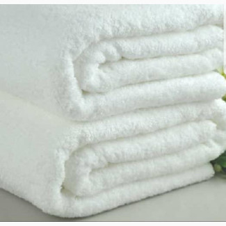 Brand New 100% Cotton White Bath Towels