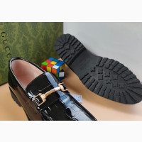 Gucci Men#039;s Flat Shoes - Black, Size 40-46