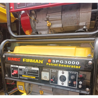 FIRMAN 3kva Manual Start Gasoline Generator - Good Condition