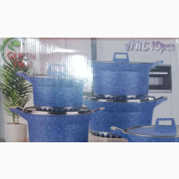 ARC 10 PCS Marble Coated Cookware Set