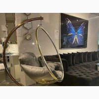 Gold Swing Chair - Brand New