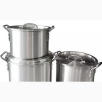 Three New Set of Stainless Aluminium Pots