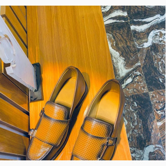 Brown Leather Monkstraps