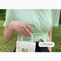 Mini Kiddies Bags With Beaded Handle