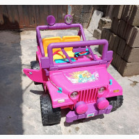 US Used Fisher Price Disney Princess 2 Seater Wrangler Jeep