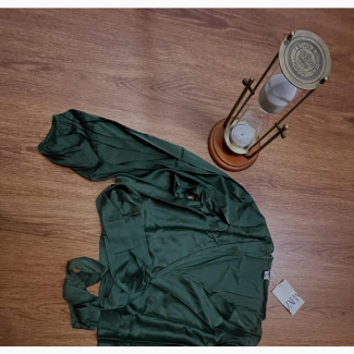 Women Satin Wrap v-Neck