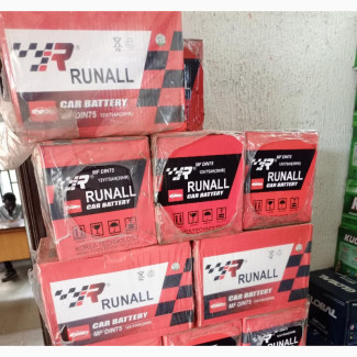 Brand New 75ahs Runall Car Battery