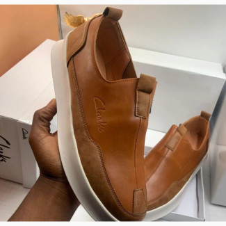 Classy Clarks White Sole Men#039;s Corporate Shoes