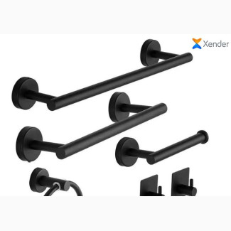 Black and Anti-Rust Bathroom Accessories