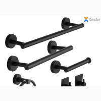 Black and Anti-Rust Bathroom Accessories